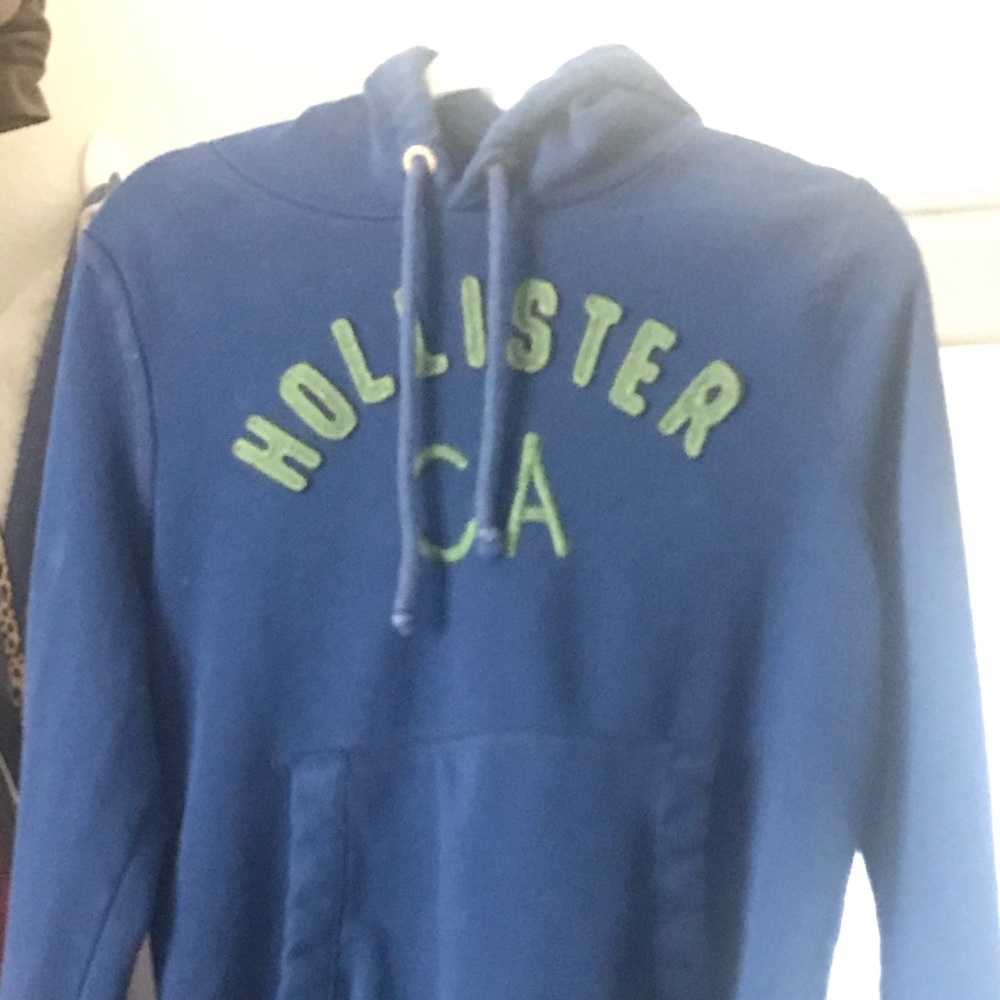 Deep blue Hollister hoodie